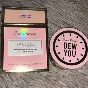 Too faced dew you powder